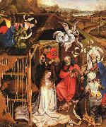 Robert Campin The Nativity oil painting artist